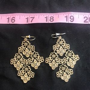 Costume gold earrings